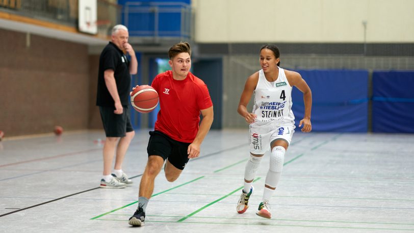 HTC Basketballerinnen spielen gegen die HEV Miners ein lockeres Basketballspiel am Mittwoch (8.9.2021). Die Basketballerinnen gewannen 39:33.