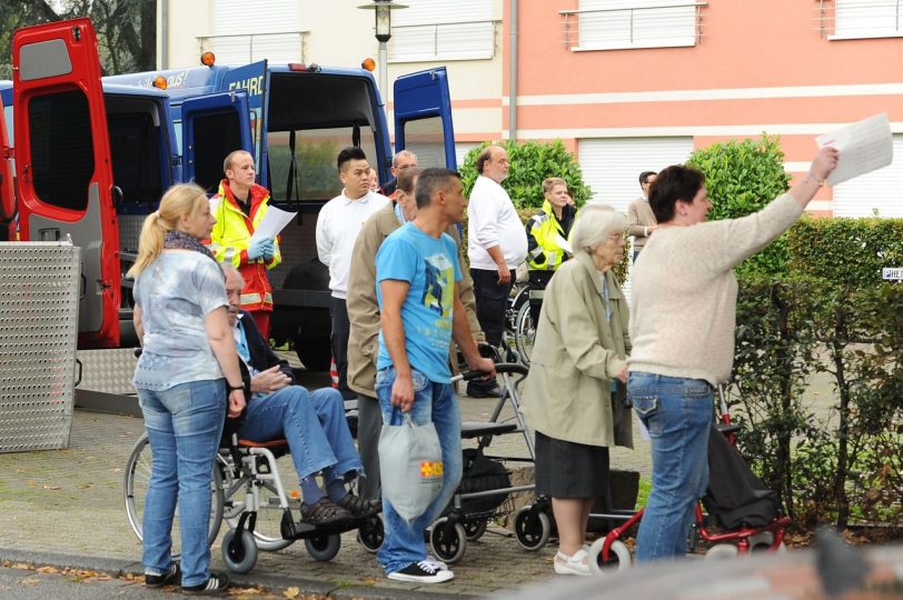 Räumung des ASB-Seniorenheim