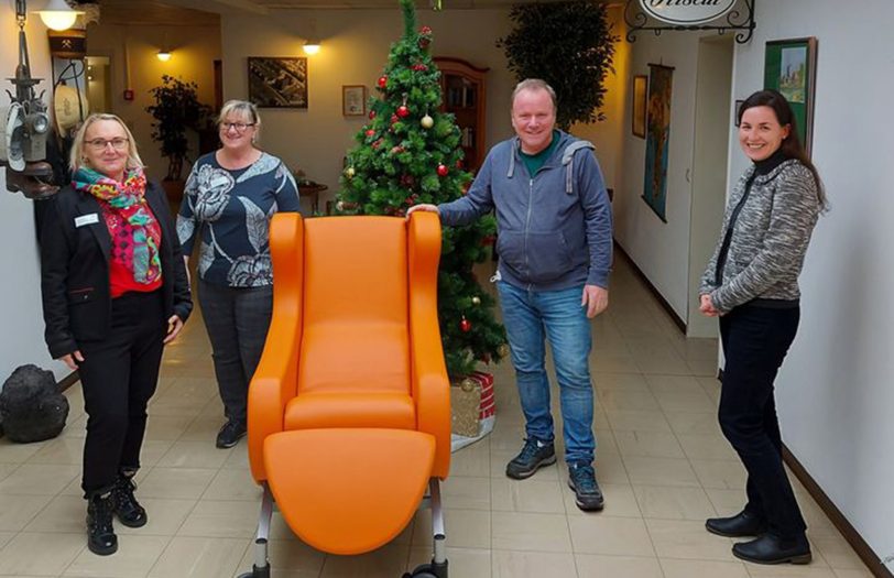 Spende für das AWO Seniorenzentrum.