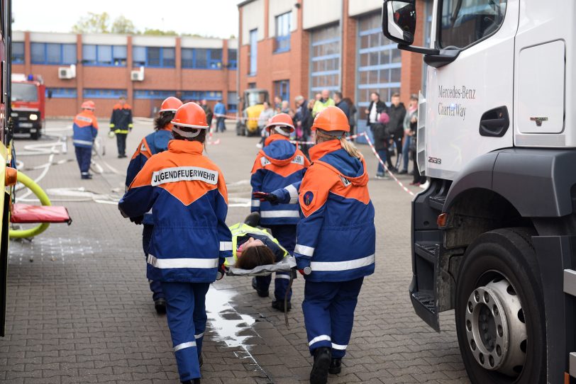 Die Abschlussübung der Jugendfeuerwehr Herne