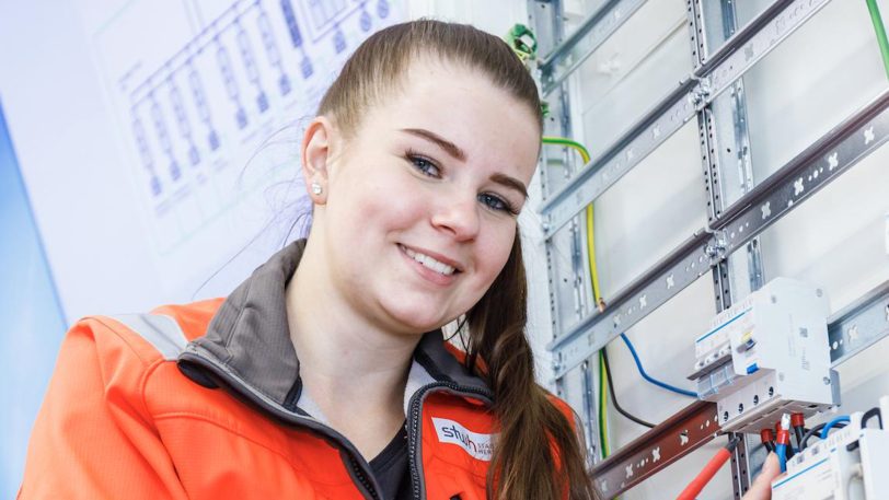 Christin Pieda hat eine Ausbildung zur Elektronikerin bei den Stadtwerken absolviert.