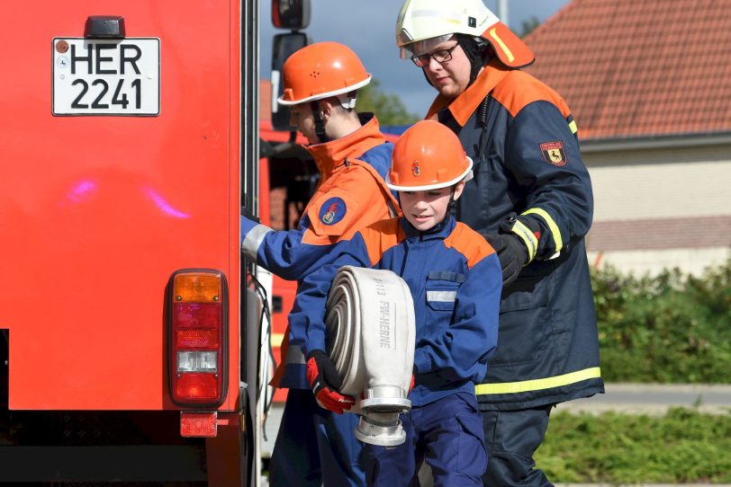 Jahresabschlussübung der Jugendfeuerwehr Herne