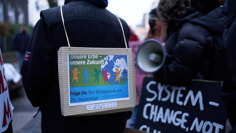 Rund 20 Menschen nahmen an der Demo teil.