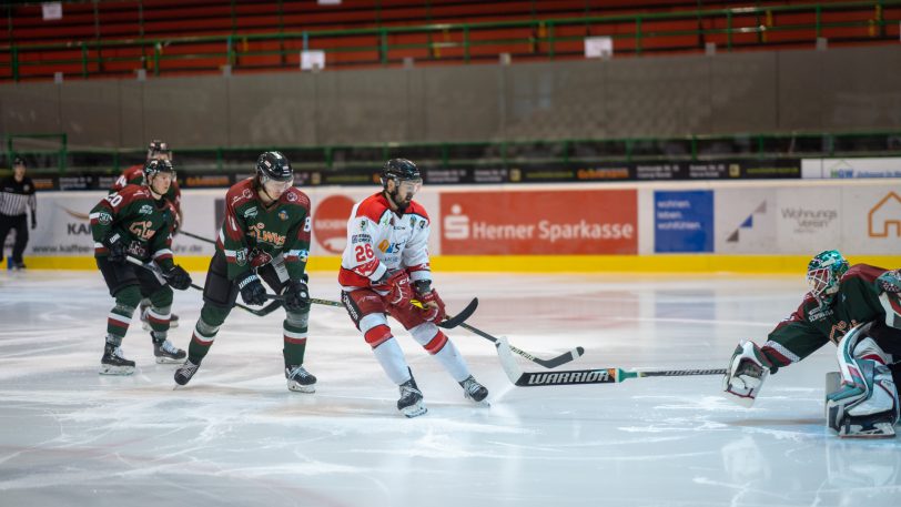 HEV gegen Hannover Scorpions am 5.4.2021.