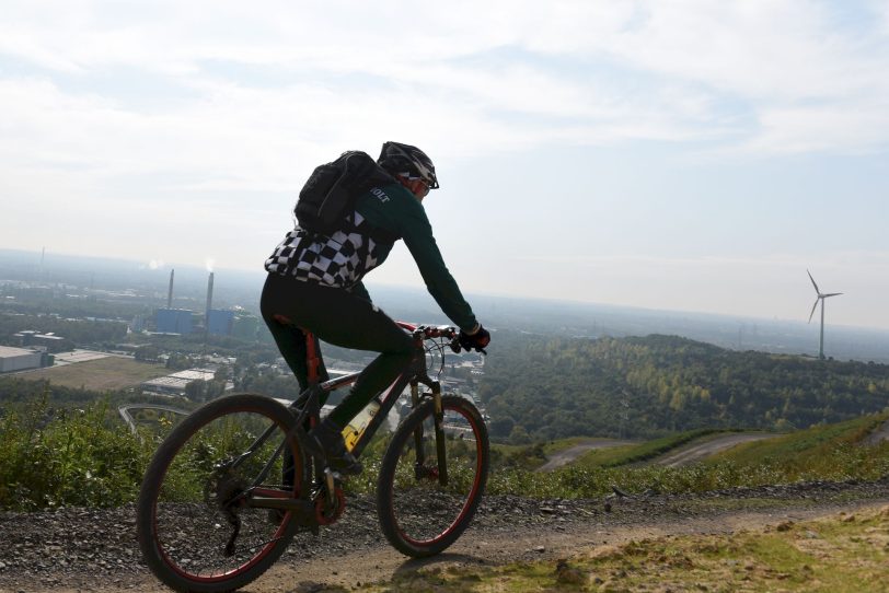 Eröffnung der Mountainbike-Strecken auf den Halden Hoheward und Hoppenbruch.