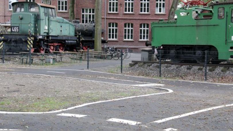Das neue Gelände der Jugendverkehrsschule am Gleiscafe Fritzchen.