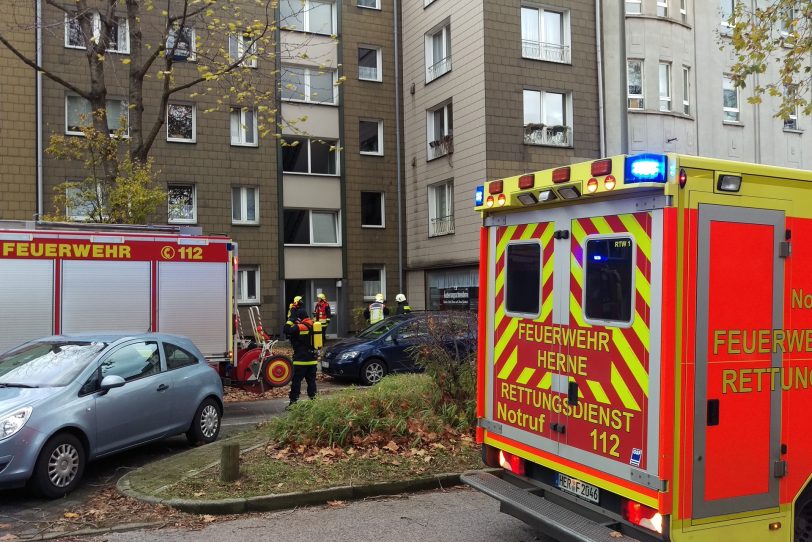 Feuerwehreinsatz an der Bochumer Straße 55