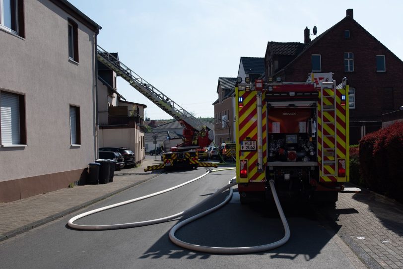 Dachstuhlbrand Hannoverstraße