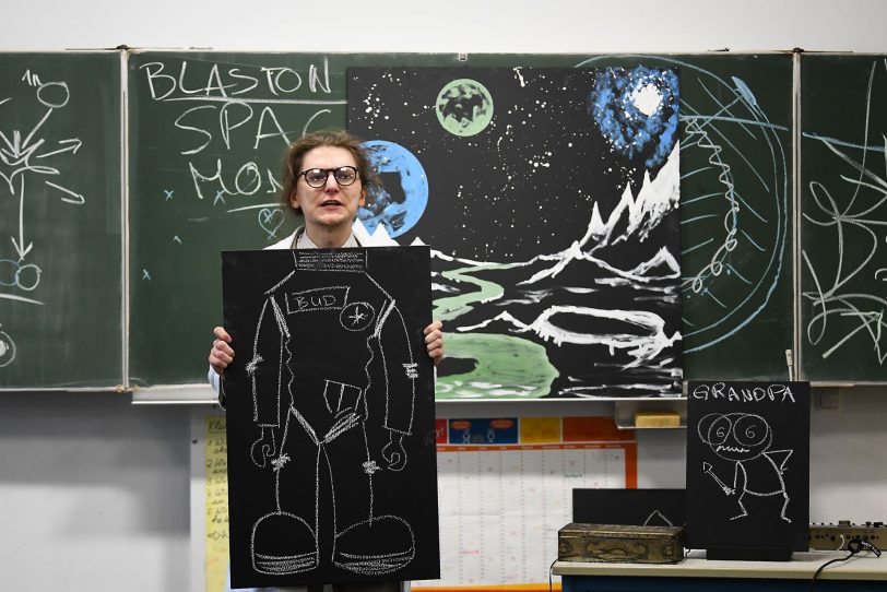 The Spaceman am WLT: Emil Schwarz begeistert.