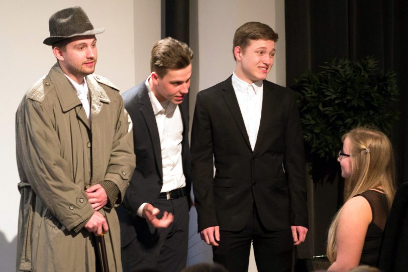 Beim Tucholsky-Abend im Literaturhaus.