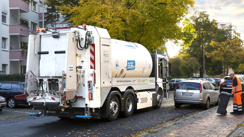 Ein Fahrzeug mit Brennstoffzellenantrieb, welches bald auch auf Herner Straßen unterwegs sein wird.