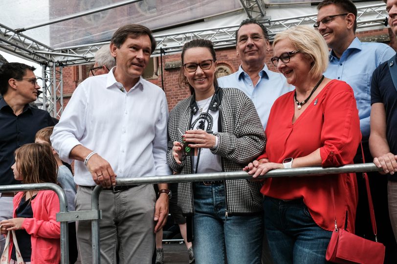 Der Start des Kirmes Umzugs 2019 in Eickel.