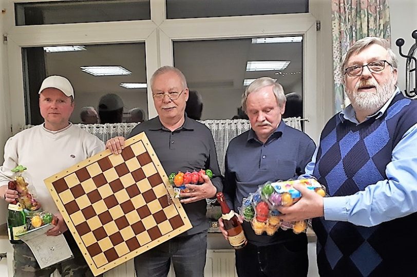 v.l. Michael Bott, Nikolaus von Blumenthal , Joachim Talarski, Erich Leichner.
