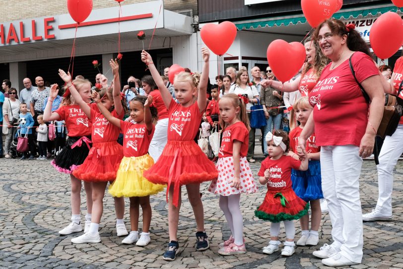 Der Start des Kirmes Umzugs 2019 in Eickel.