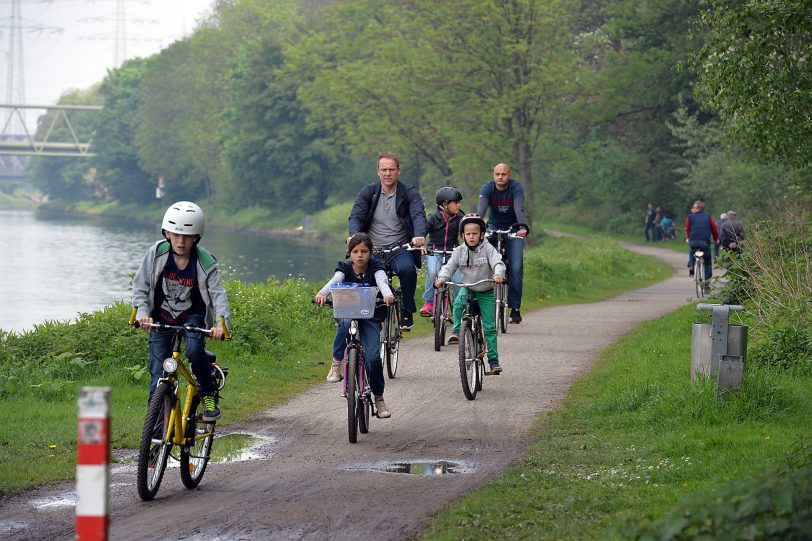 Freizeit am Rhein-Herne-Kanal.