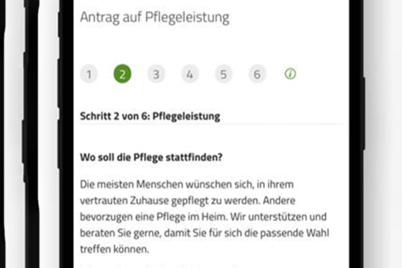 Barmer macht es möglich: Pflegeantrag per App.