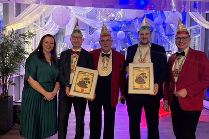 Freuen sich über die neuen Senatoren (v.l.) Stefanie Salomon-Gera, Bernd Peterburs, Klaus Mahne, Christoph Bußmann und Kai Gera.