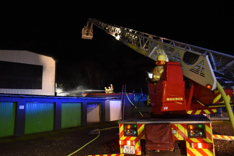 Großbrand an der Heerstraße.