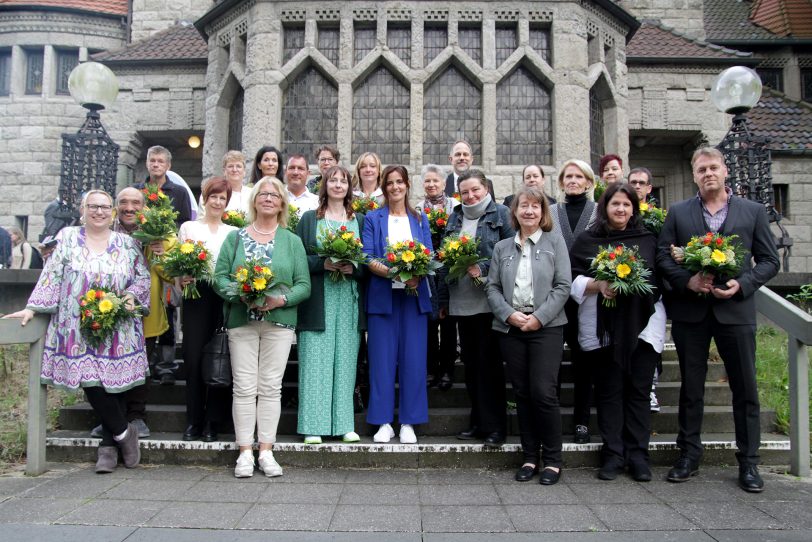 Diakonie Ruhr dankt langjährigen Mitarbeitern und Beschäftigten mit dem Kronenkreuz für mindestens 25 Jahre treue Dienste.