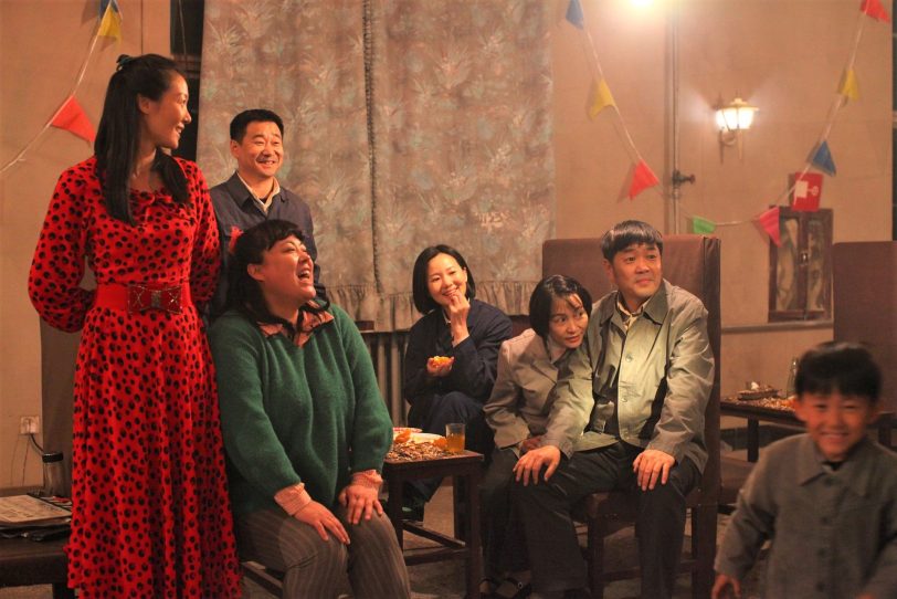 Familien und Freunde, v.l. Xi Qi, Jingchun Wang, Jingjing Li, Mei Yong, Cheng Yuund Liya Al.