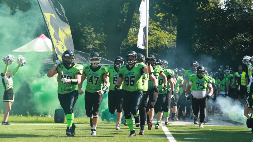 Die Black Barons Herne gewannen gegen die Rheine Raptors mit 21:14 (Archivbild).