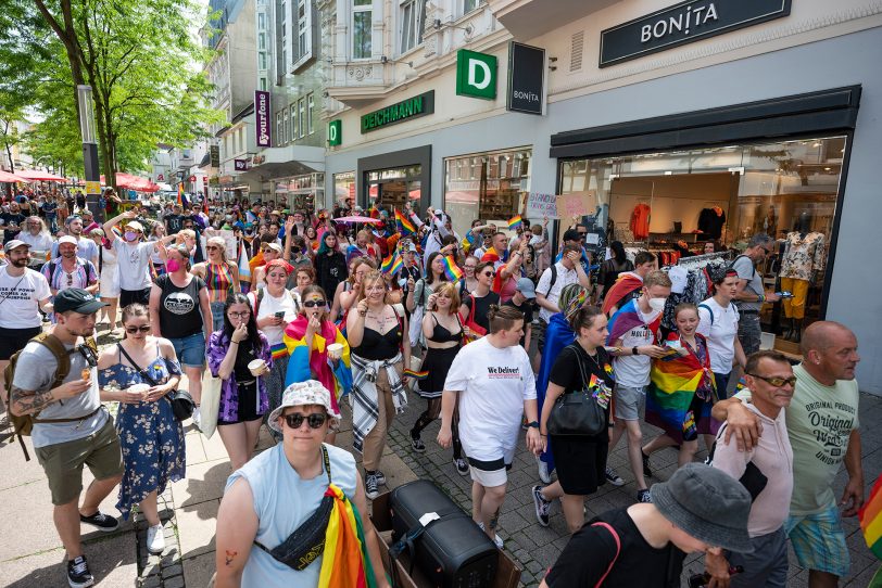 Impressionen vom Christopher Street Day (CSD) 2022 in Herne.