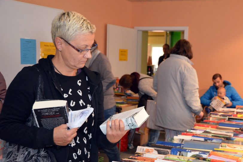 Der Flohmarkt im CVJM Haus.