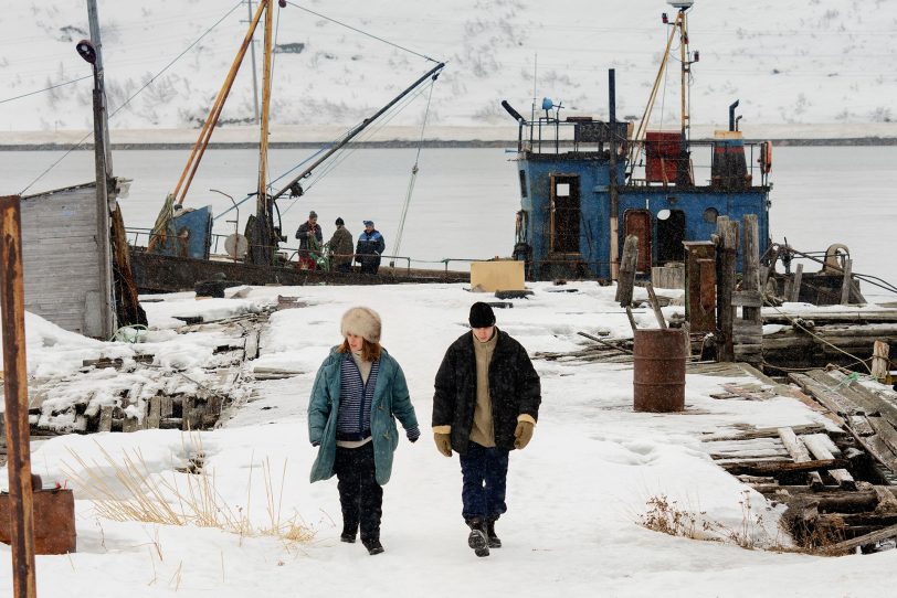 Im eisigen Murmansk suchen Laura und Ljoha nach den Petroglyphen genannten berühmten Felsenmalereien.
