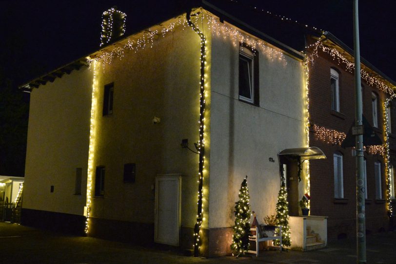 Weihnachtsbeleuchtung 2020 in Herne.
