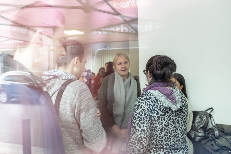 Eröffnung des Quartiersbüros des Caritasverband.