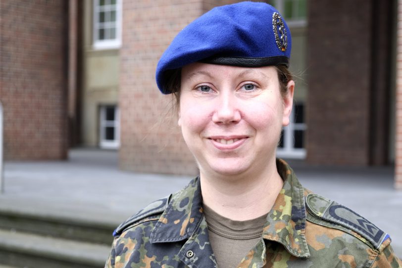 Oberfeldwebel Anne Zeugner.