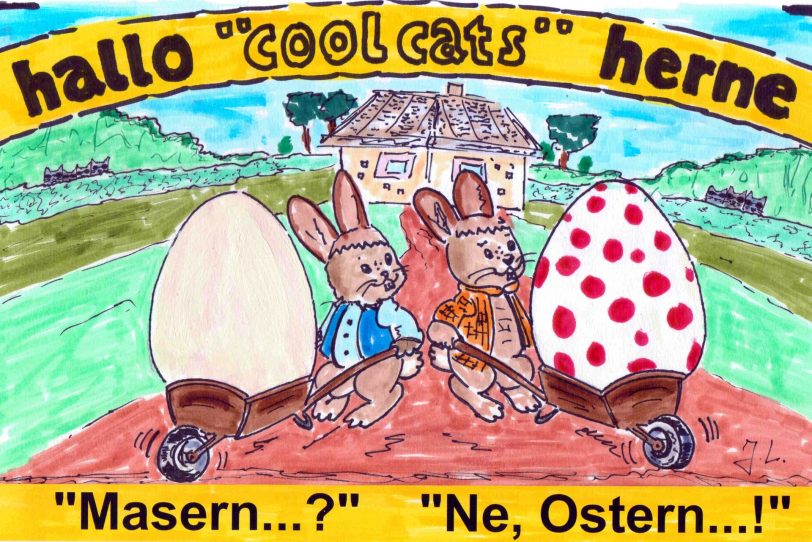 Die Cool Cats Oster-Vertretung.