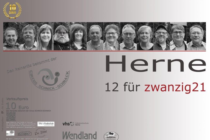 Der Kalender 12 für zwanzig 21.