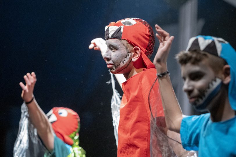 „Kuriosum“: Öffentliche Generalprobe beim Familiencircus Schnick-Schnack in Herne (NW), am Sonntag (16.06.2019).