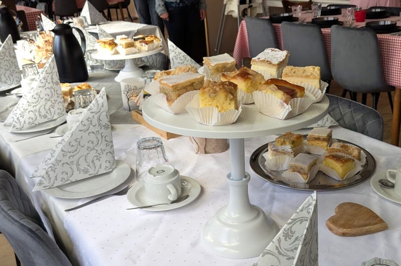 So könnte eine Tafel für das Trauercafé aussehen.