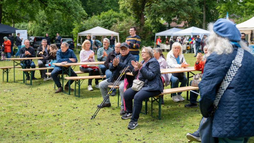 Die Bundesarbeitsministerin Bärbel Bas war der politische Stargast beim SPD-Familienfest am Sonntag (25.5.2025) im Park von Schloss Strünkede.