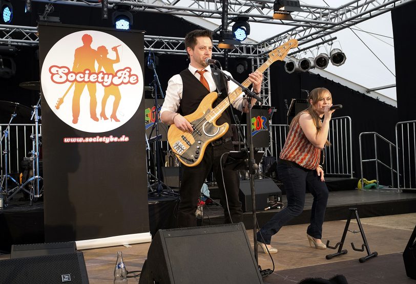 Das Rockorchester Ruhrgebeat im Gysenberg.