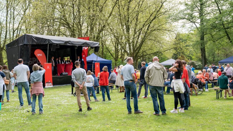 Das SPD-Familienfest am Sonntag (7.5.2023) im Schlosspark Strünkede.