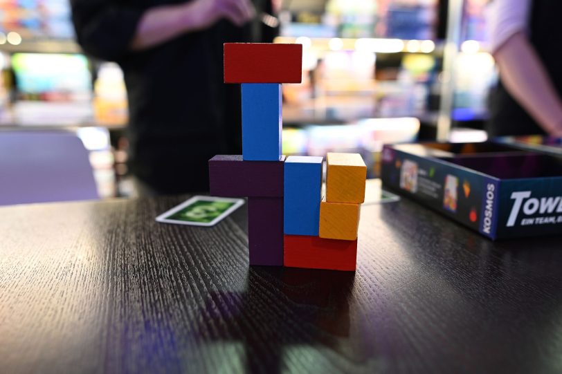 Spiel mit Bauklötzen