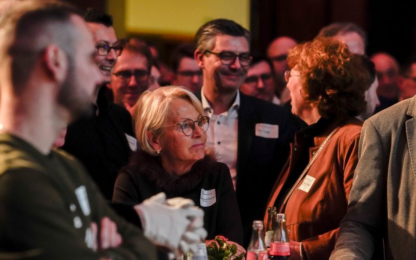 Eindrücke vom Neujahrsempfang im Herner Rathaus am Montag (13.1.2025). Im Bild (Mitte) Bärbel Bergerhoff-Wodopia, Vorstandsmitglied der RAG-Stiftung.