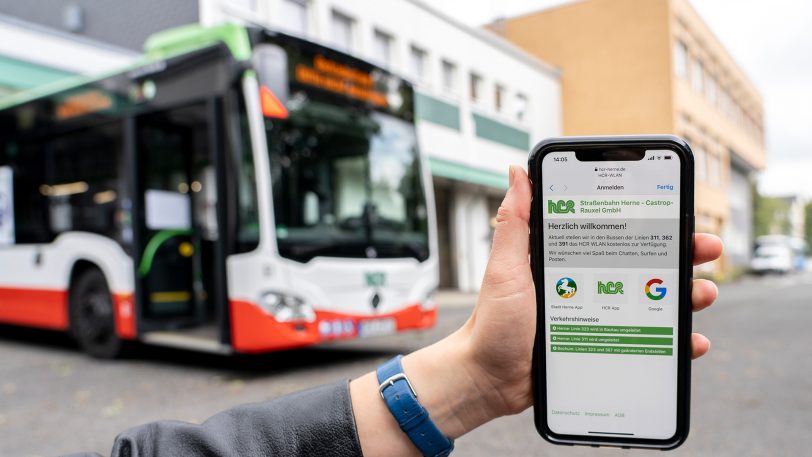HCR bietet nun freies WLAN in Bussen der Linien 311, 362 und 391 an.