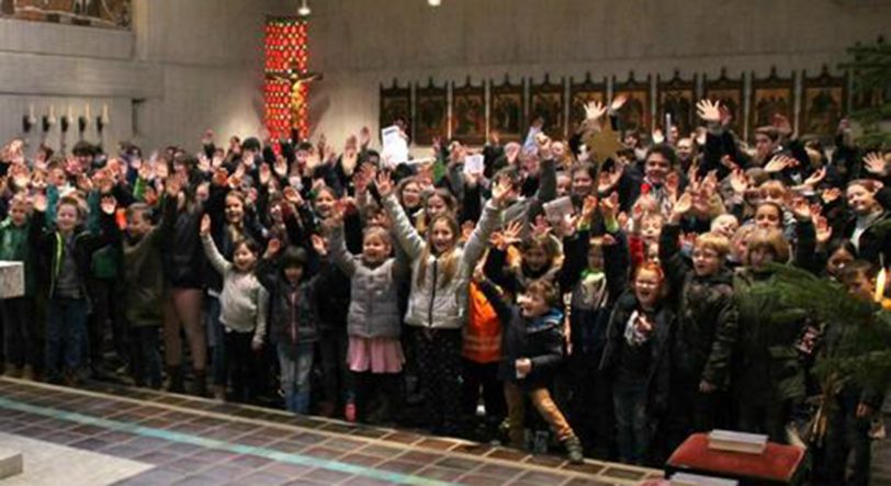 Sternsinger in der St. Bonifatius-Kirche Herne.