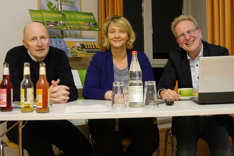 v.l. Dietmar Jäkel, Sabine von der Beck, Martin Tönnes.