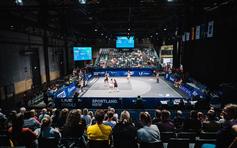 Die Ruhr Games in Bochum: Hier beim 3x3 Basketball.