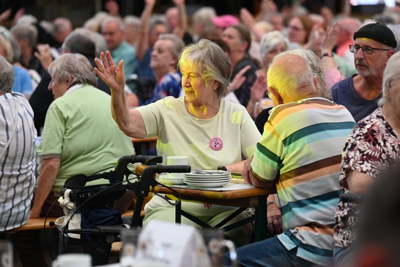 Seniorennachmittag der Verkehrswacht in der Cranger Festhalle.