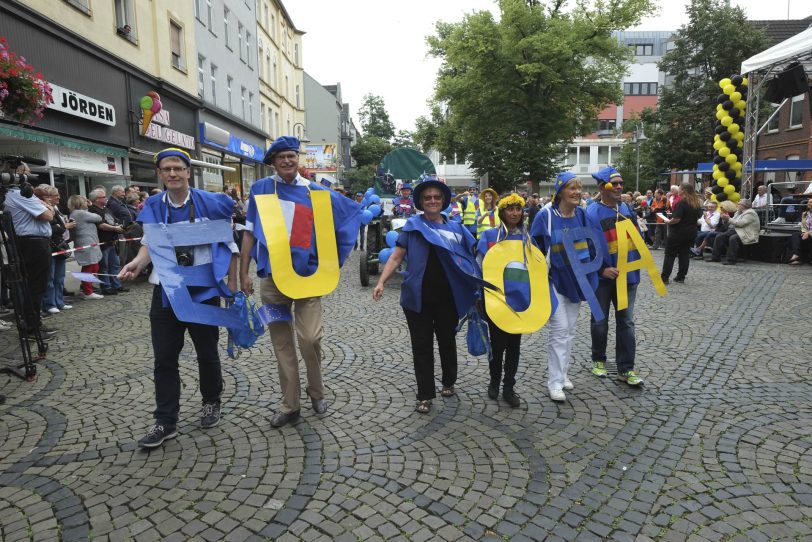 Der Kirmesumzug 2016.