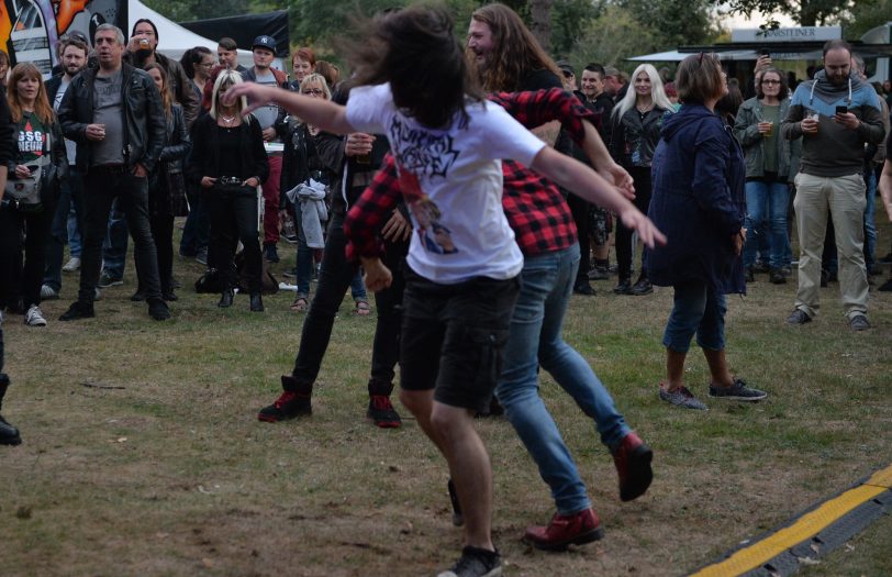 Hier wurde getanzt: Das Rock Spektakulum am Stennert im Jahr 2018.