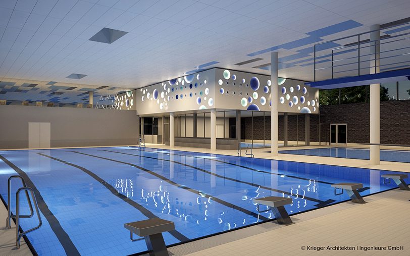 Das Wananas im Modell des Architekturbüros Krieger.
