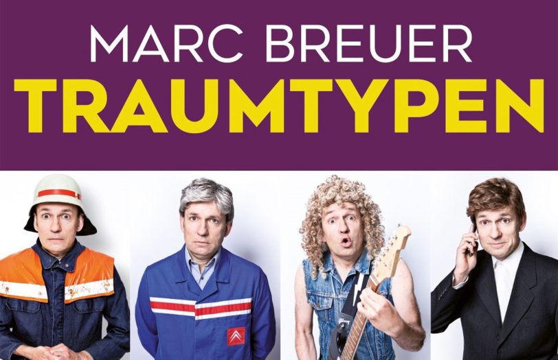 Marc Breuer verwandelt sich am 16. September 2023 an der Neustraße 67 höchstselbst in alle seine Traumtypen.