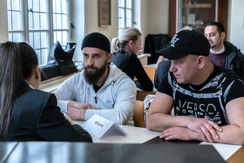 Speed-Dating für Geflüchtete.